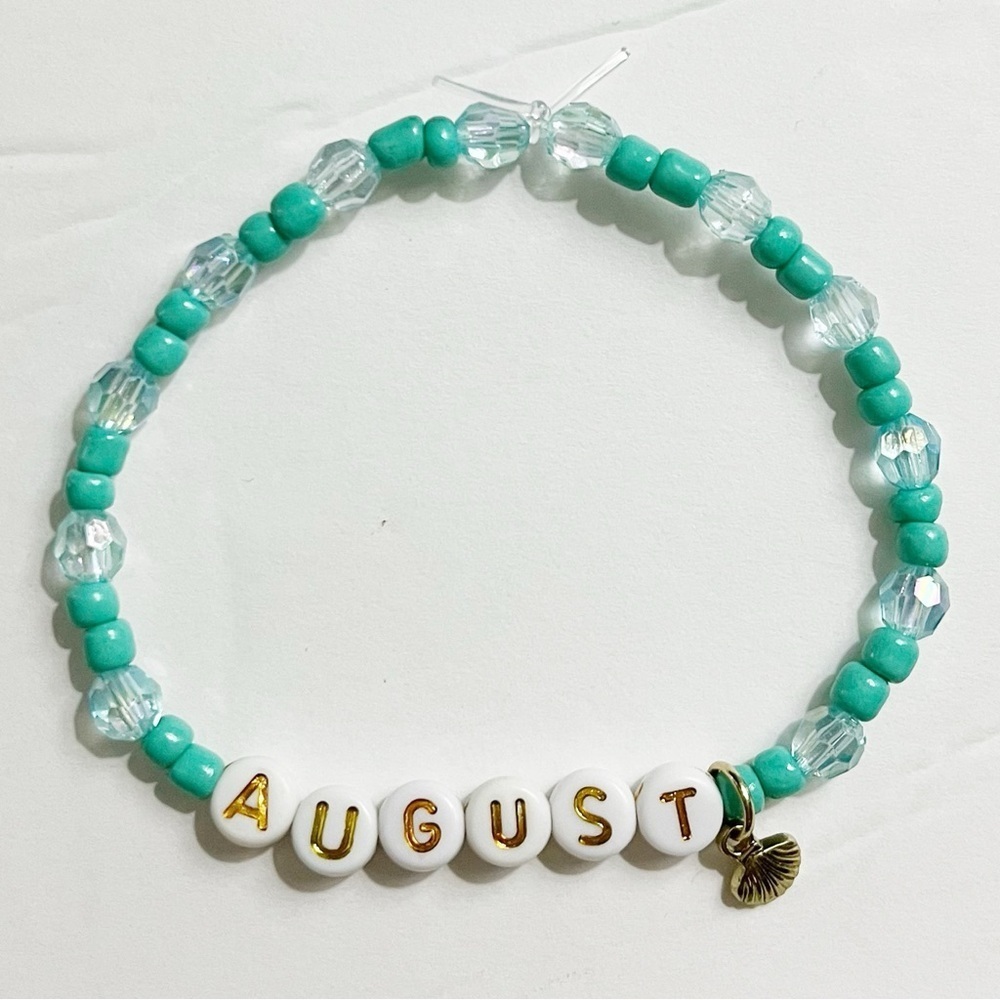 Taylor Swift Eras Tour Friendship Bracelet Folklore August
